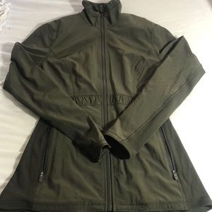 Olive green round trip jacket Lululemon